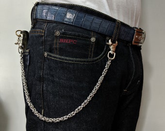 Chain Belt Hook Wallet Vintage Chain Wallet Chain Biker Long