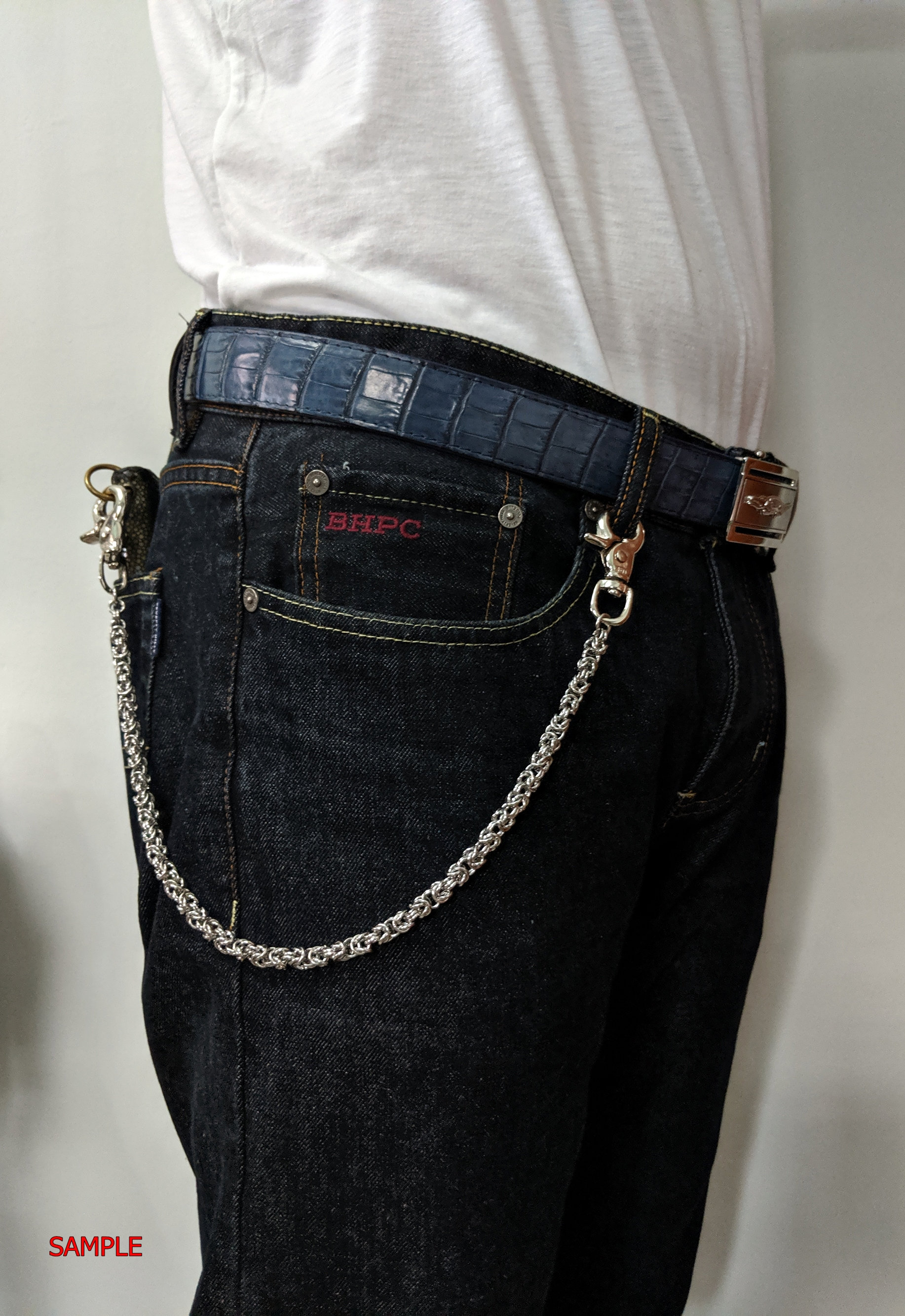 Chain Belt Hook Wallet Vintage Chain Wallet Chain Biker Long 