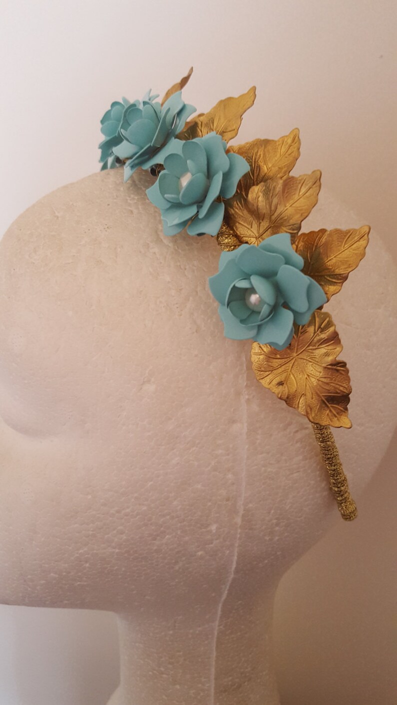 ANTHEIA Gold Leaf Crown,crown,fascinator,tiara Etsy