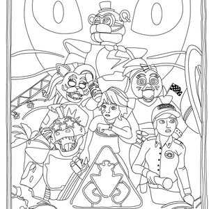 Freddy Fazbear Coloring page  Fnaf coloring pages, Bear coloring