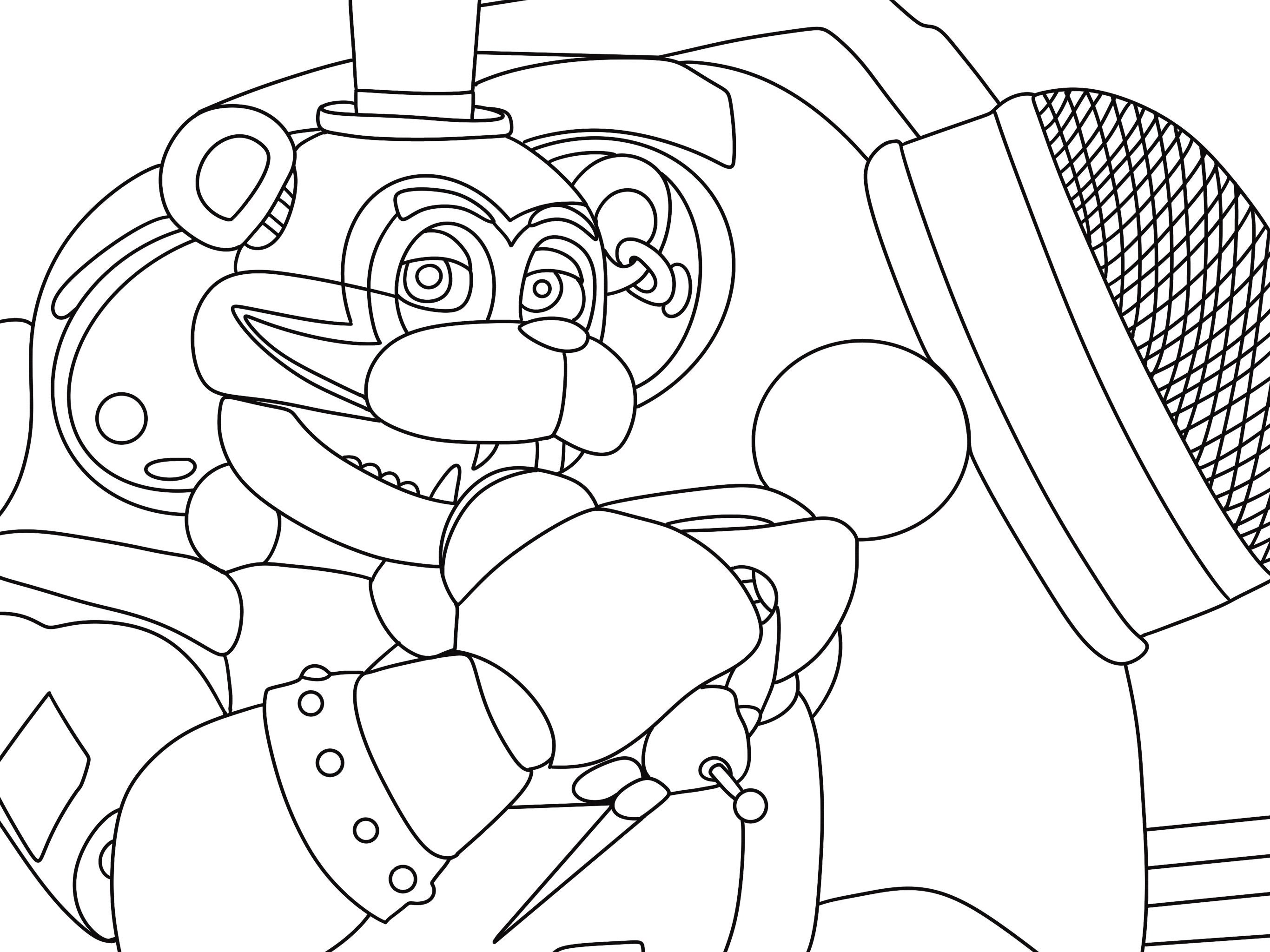 Image result for freddy fazbear coloring pages