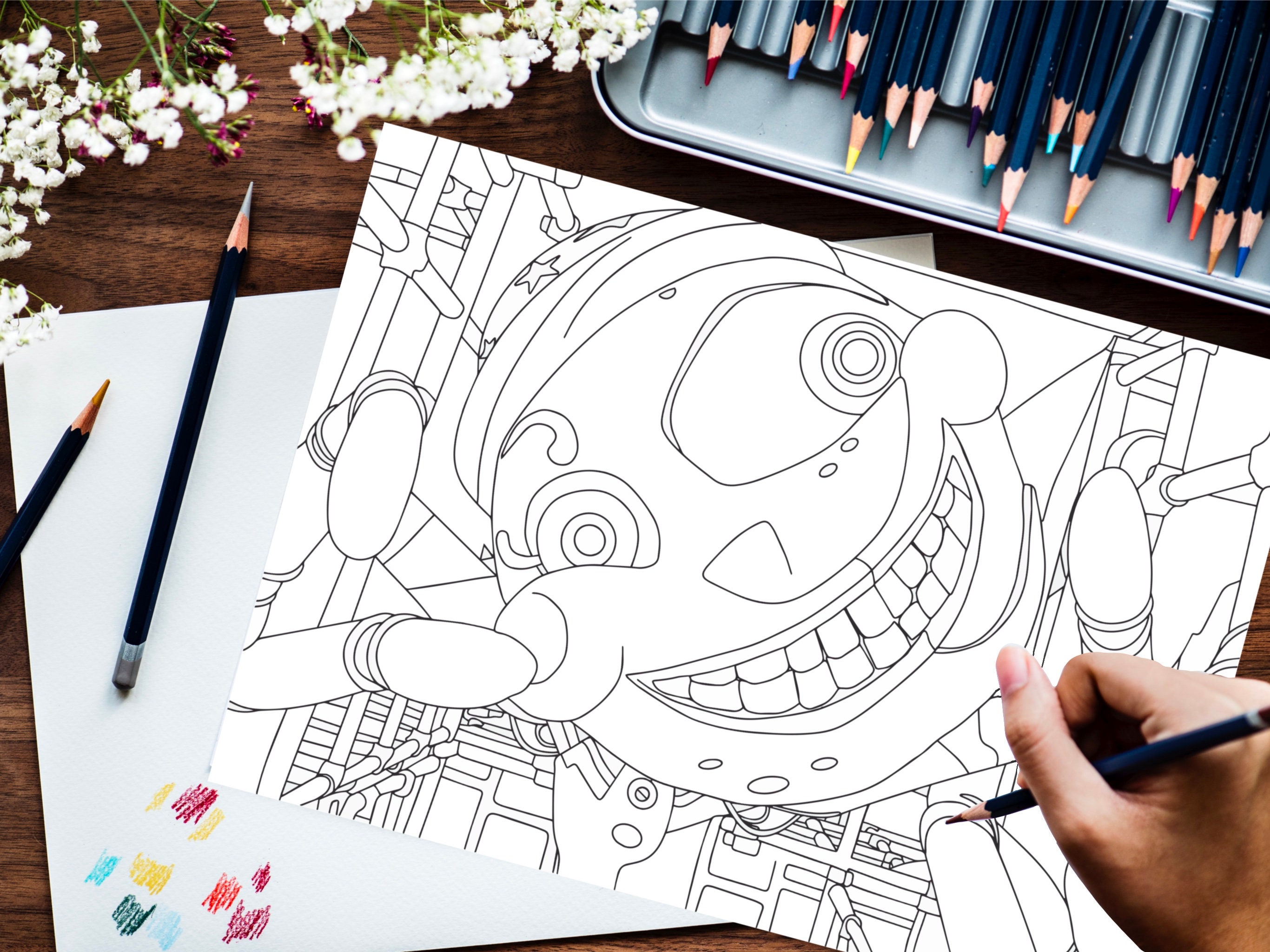 Print Bonnie Face FNAF coloring pages  Fnaf coloring pages, Coloring  books, Coloring pages