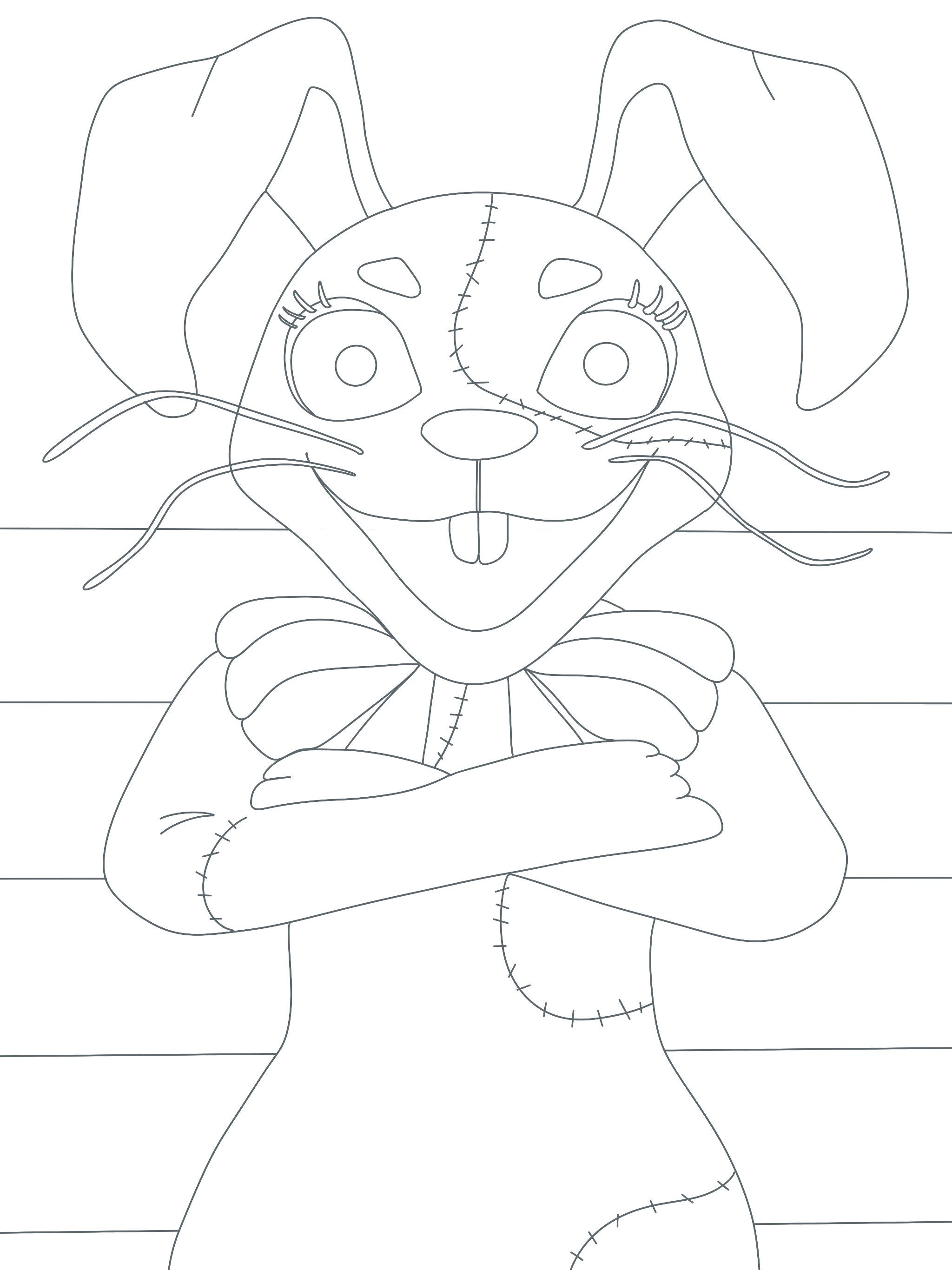 A4 Digital Downloadable Adult Colouring Page Fnaf Security -  in 2023