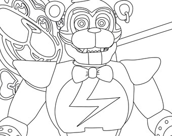 24 Five Nights At Freddie's Coloring Pages (Free PDF Printables)