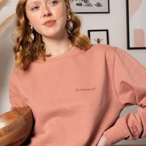 Rust pink sweatshirt cheap
