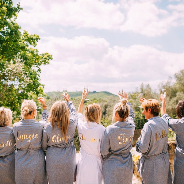 Personalised Spa Dressing Gown Etsy Australia