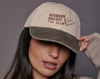 Bourbon Biscuit Fan Club Cap- Biscuit Lover Gift for Her or Him - Unisex Cap