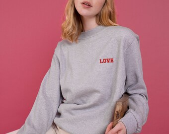 Custom Embroidered Word Sweatshirt From Rock On Ruby - Personalised Text Sweater