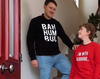 Bah Humbug Unisex Christmas Jumper - Funny Christmas Sweatshirt