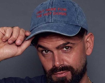 Only Here for the Hot Dogs Cap