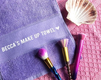 Personalised Makeup Towel - Make Up Gift For Her From Rock On Ruby