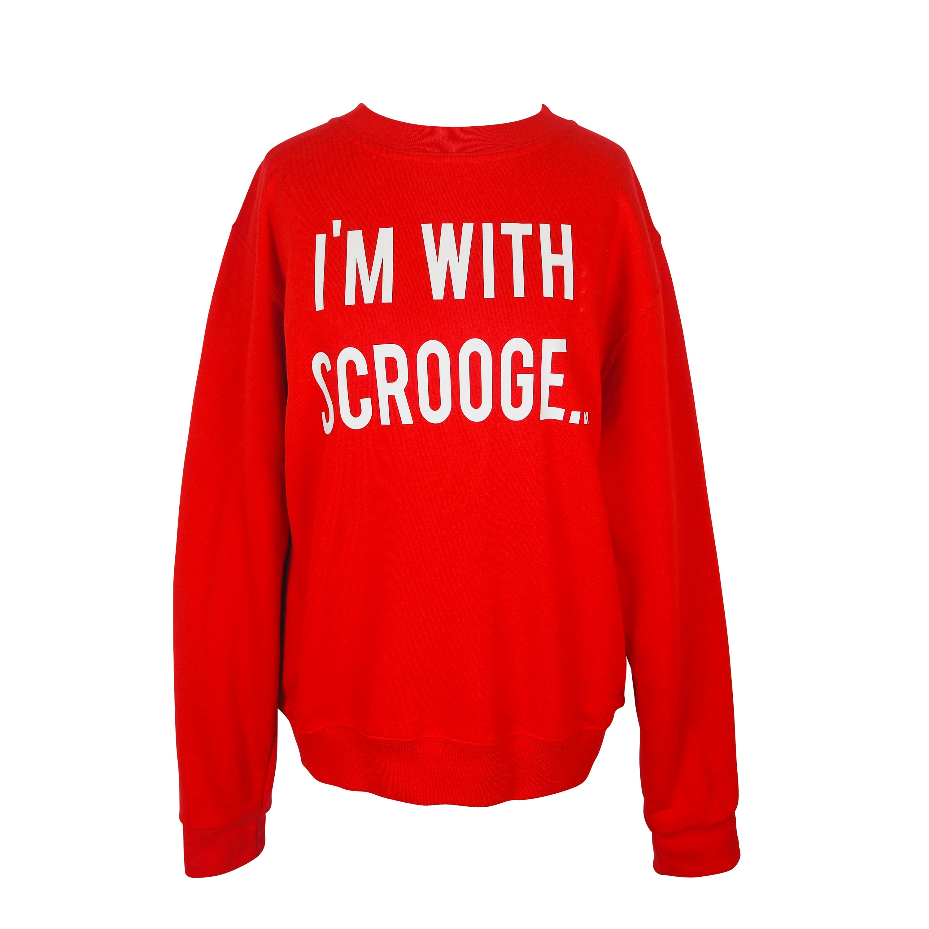 Scrooge xmas best sale jumper