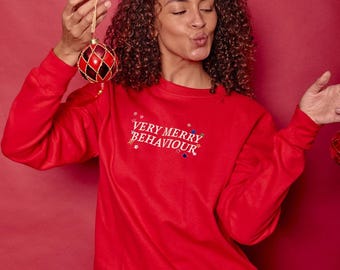 Very Merry Behaviour Christmas Sweatshirt