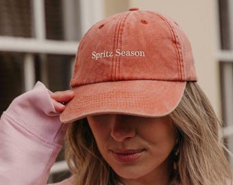 Personalised Spritz Season Slogan Cap