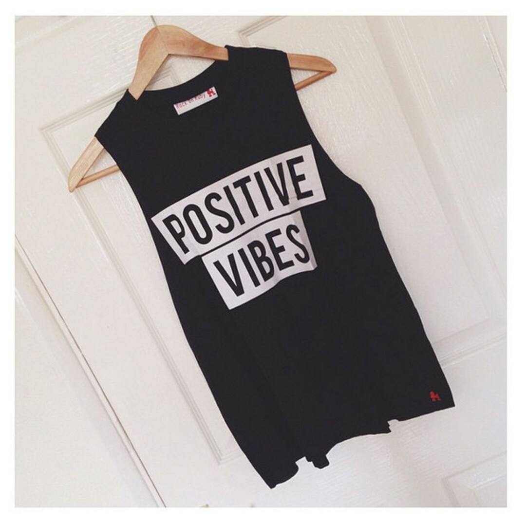 ladies slogan vest tops