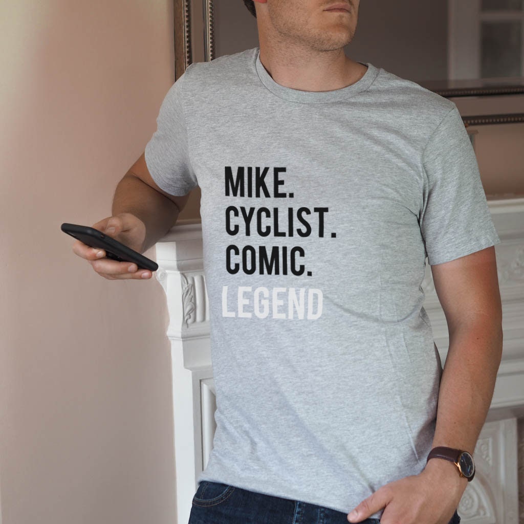 Image of Personalised Legend T Shirt - Funny Fathers Day Tshirt Or Birthday Gift