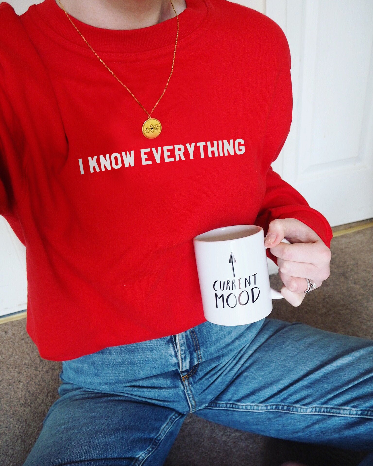 Image of I Know Everything Slogan Sweatshirt From Rock On Ruby