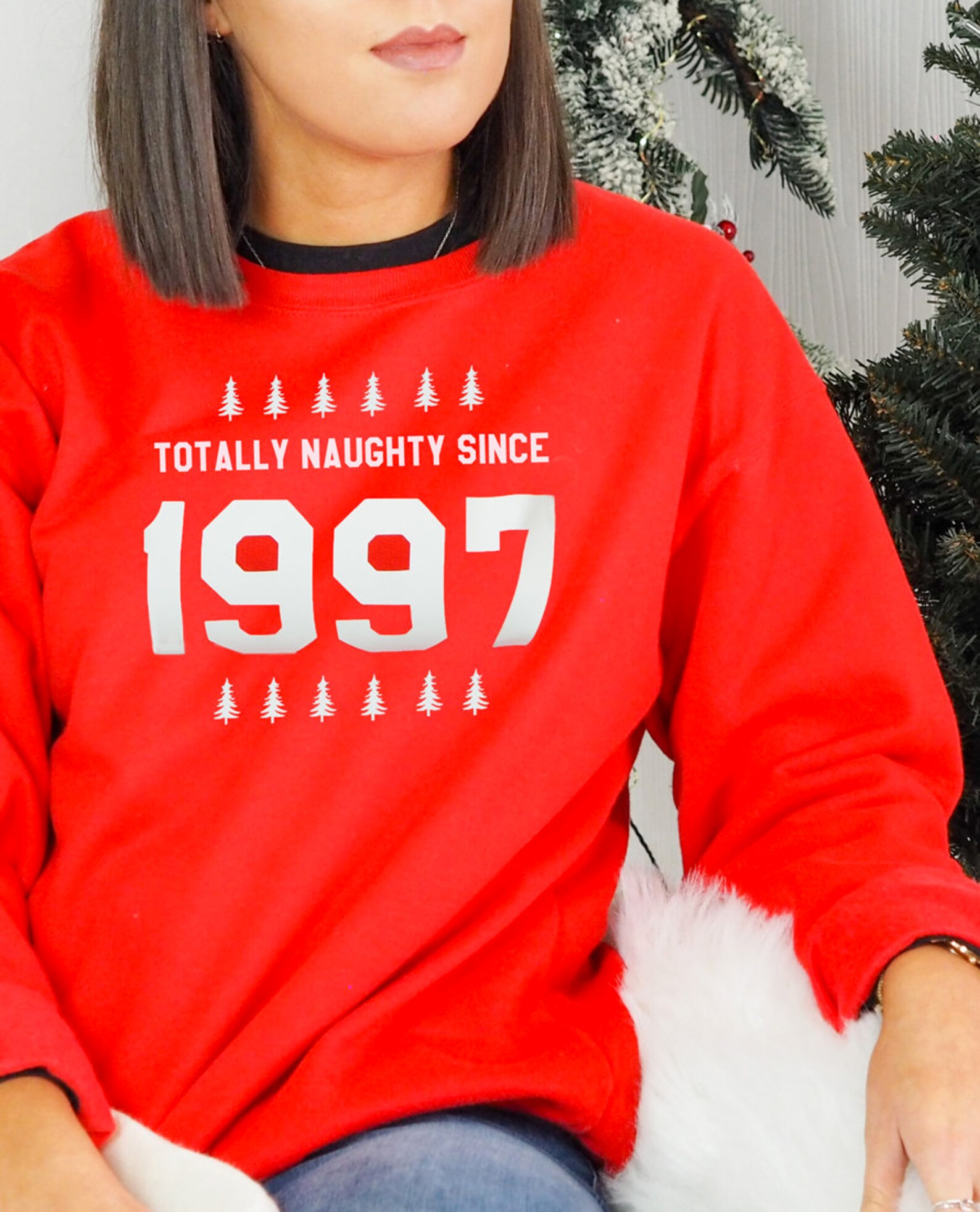 We've found the festive jumper you will want to wear all year round Personalised Year Christmas Jumper Personalised Year Jumper | Etsy