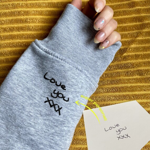Confuso Calumnia Senado Sudadera bordada con puño de escritura a mano personalizada de - Etsy España Confuso Calumnia Senado Sudadera bordada con puño de escritura a mano personalizada de - Etsy España