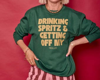 Drinking Spritz Christmas Sweatshirt
