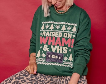 Fair Isle Style WHAM! Christmas Sweatshirt