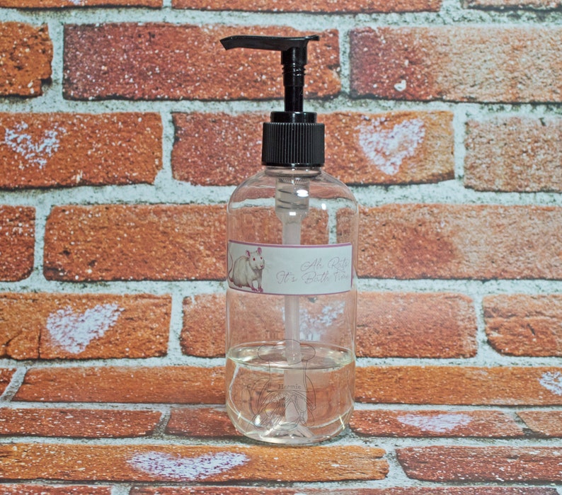 Ah Rats It's Bath Time Rat Shampoo Etsy
