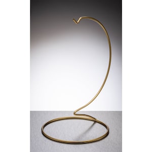 Gold Metal Ornament Stand - Large