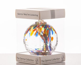 10cm Spirit Ball - Sorry You're Leaving - Multicoloured