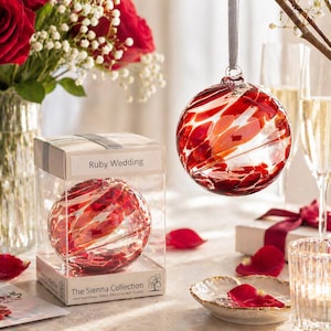 Ruby Wedding Anniversary Gift Friendship Ball