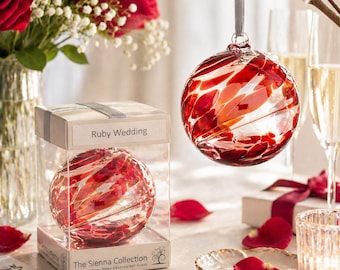 Ruby Wedding Anniversary Gift Friendship Ball