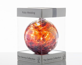 Ruby Wedding Anniversary Gift Friendship Ball