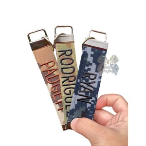 Army name tag best sale keychain