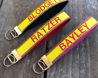 Personalized Bunker Gear Wristlet | Firefighter Gift | First Responder Gift | Firefighter Wife | Fireman Gift | Bunker Gear | Fireman | Fire