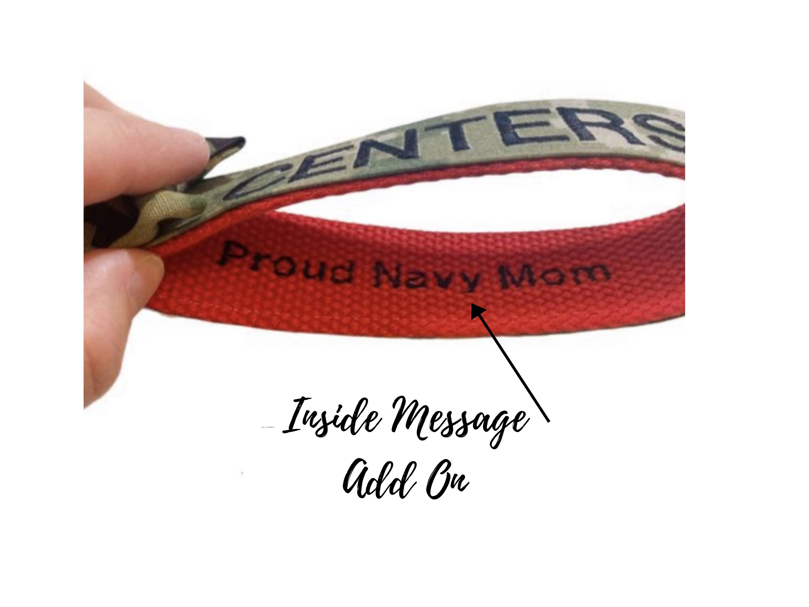 Inside Message ADD ON - Must be purchased with a wristlet keychain