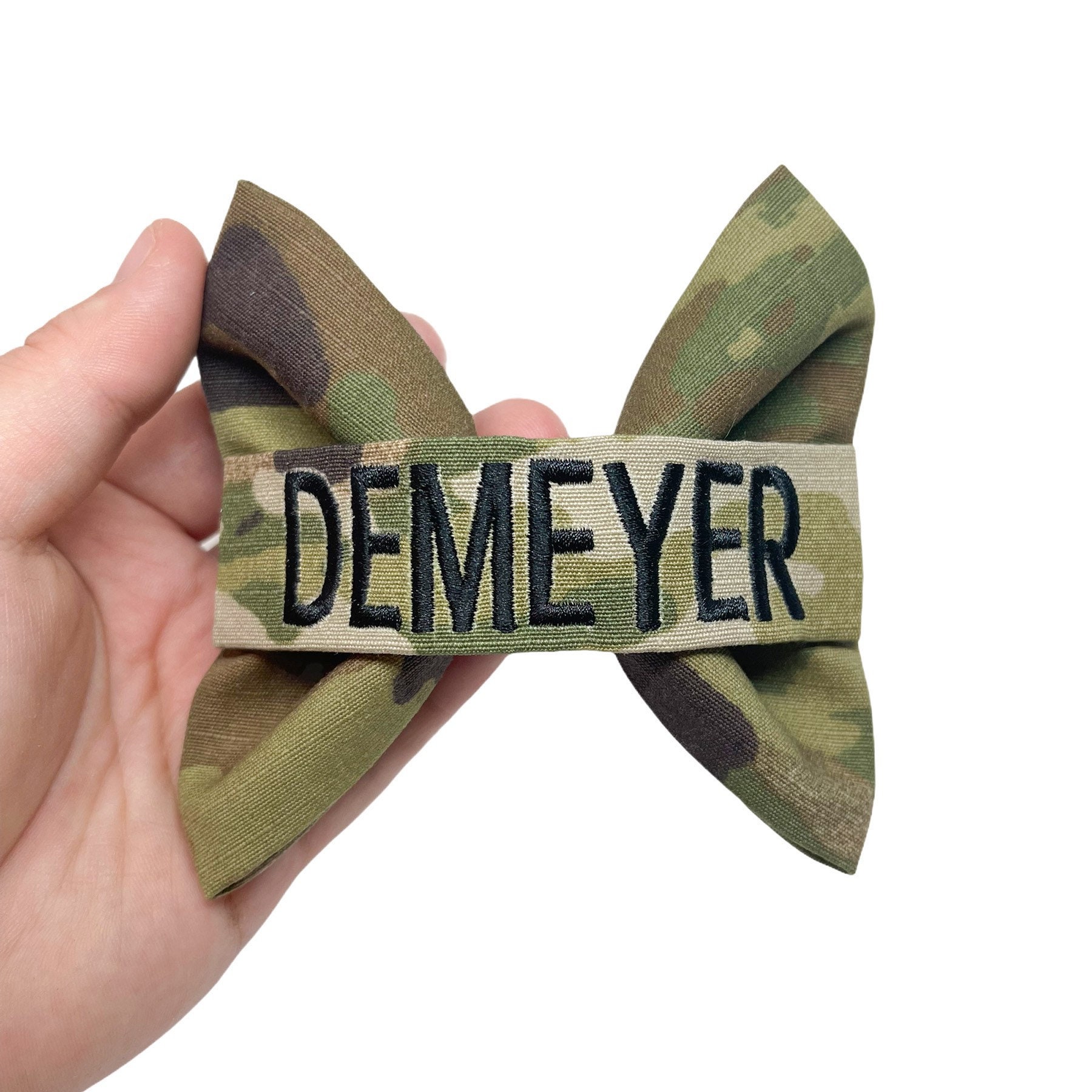 Personalized Army OCP Military Nametape Bow Army Gift Etsy