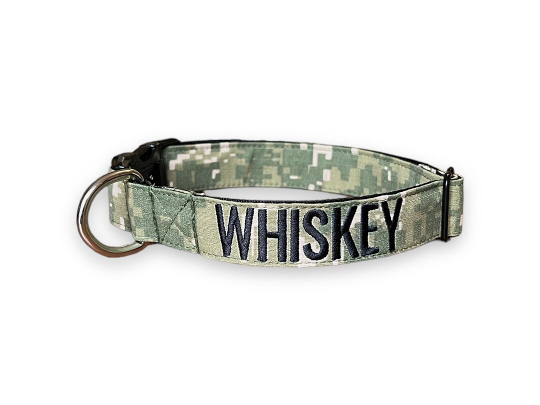 US Navy Dog Collar Military Dog Collar Peronsonalized Dog Collar