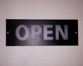 Illuminated Signs LED, Lightbox, Wall Sconce, Mural Applique OPEN