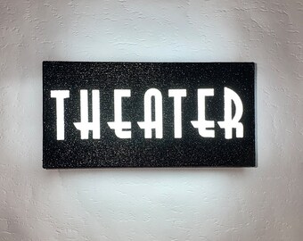 THEATER Sign led wall light Mood lamp Lighting - Luminous sign