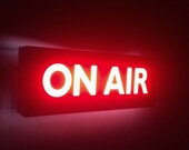 ON AIR Illuminated Signs LED, Light box, Wall Sconce, Applicily