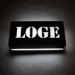 LOGE Sign led Night Light Mood Lamp Lighting - Luminous Sign