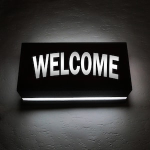 WELCOME Sign led wall light Mood lamp Lighting Wall light - Luminous sign