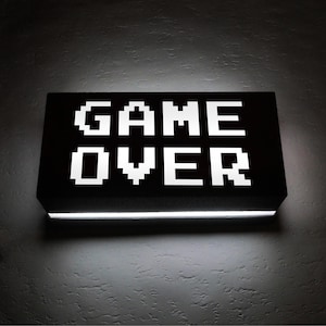 Game Over Led - Etsy