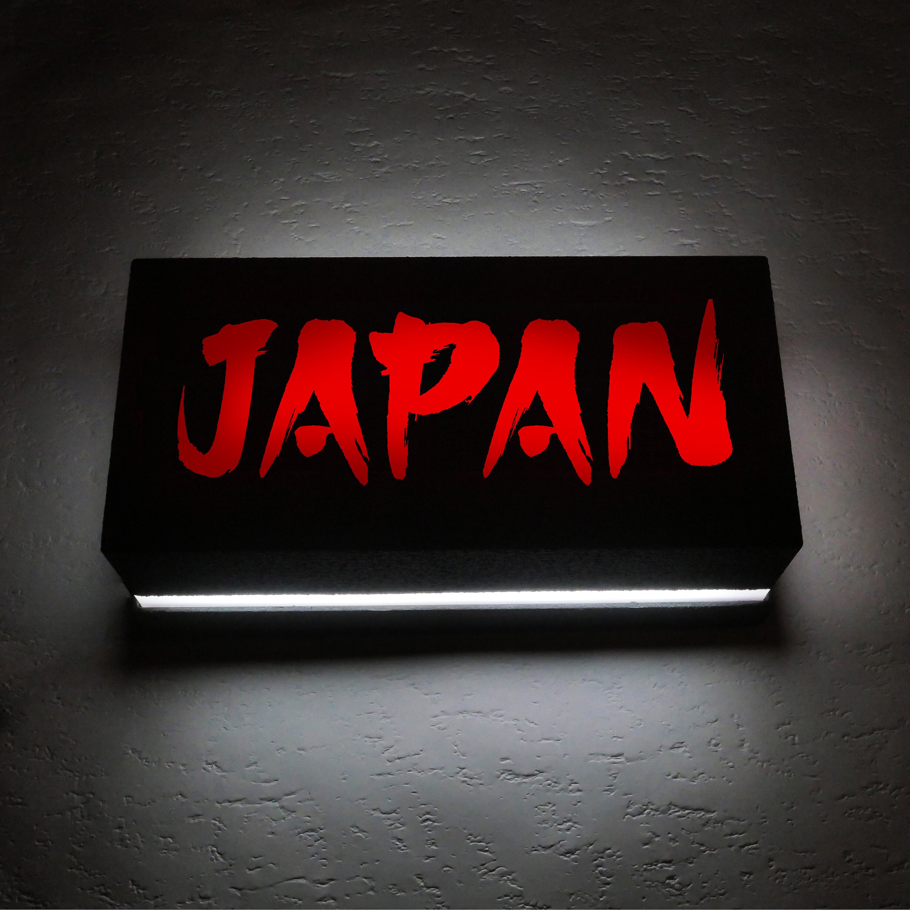 Japan Sign Led Wall Light Lampe d'ambiance Eclairage Applique Murale