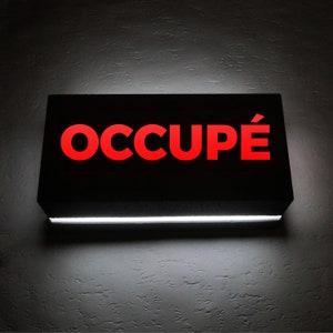 OCCUPE Sign led Night Light Mood lamp Ambient lighting - Luminous sign