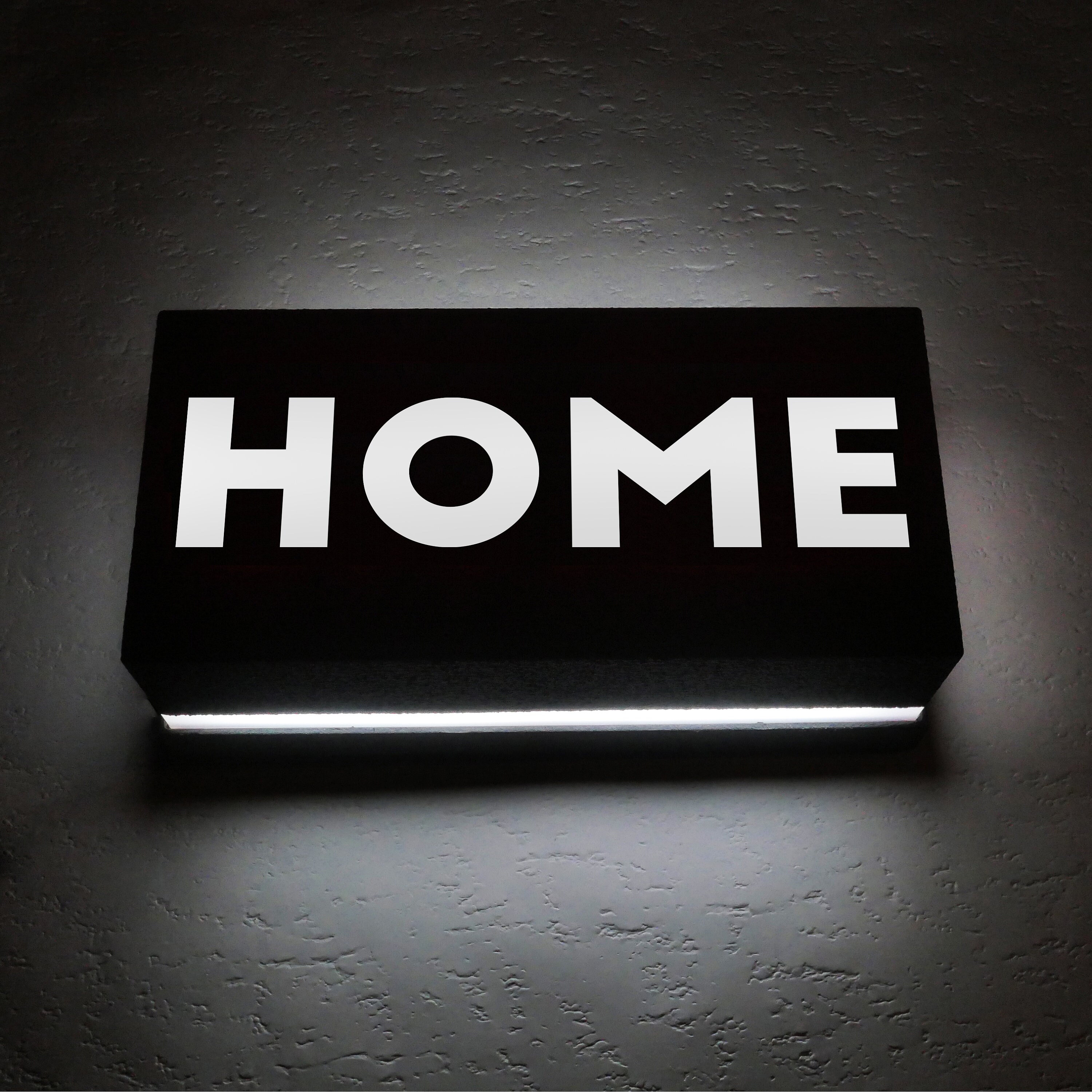 Home Sign Led Wall Light Lampe d'ambiance Eclairage Applique Murale