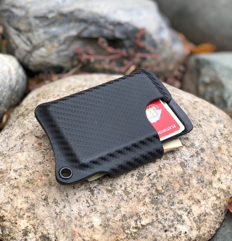 Kydex Wallet With Money Clip Carbon Fiber Etsy - image 0