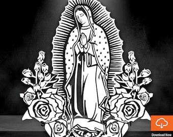 Download Virgin Mary Svg Etsy