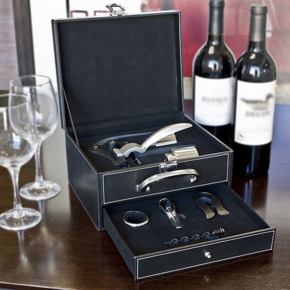 Rabbit Ears Wine Bottle Opener Set Kit Deluxe Etsy