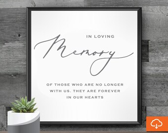 In Loving Memory Font - Etsy