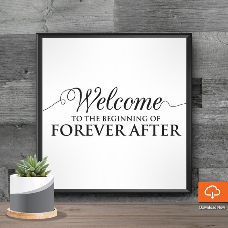 Download Welcome to our Wedding SVG Cut files for Sign Font Style ...